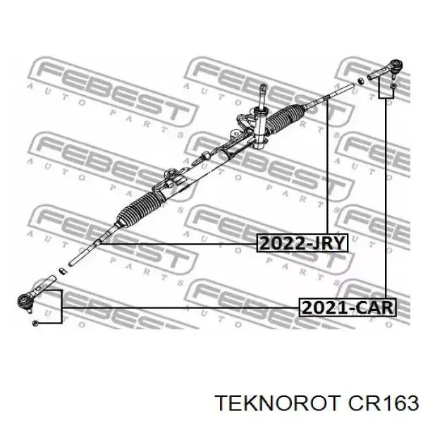 CR-163 Teknorot barra de acoplamiento