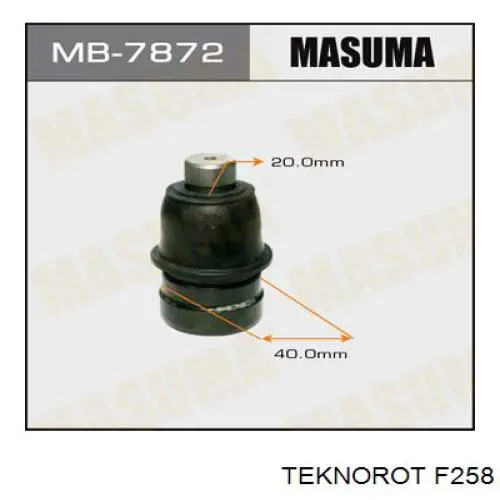 Comprar F258 Teknorot Brazo inferior derecho de la suspensión delantera