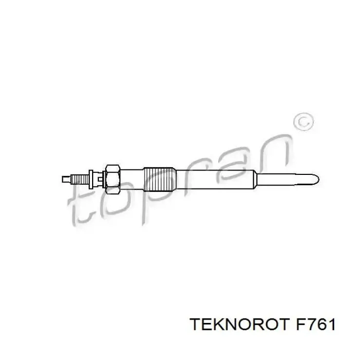 Comprar F761 Teknorot Rótula barra de acoplamiento exterior