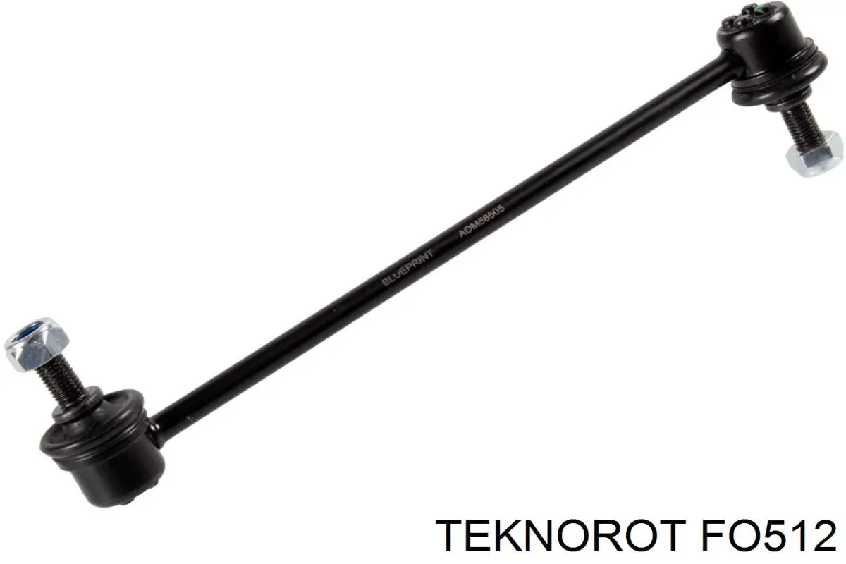 FO-512 Teknorot barra oscilante, suspensión de ruedas delantera, inferior izquierda