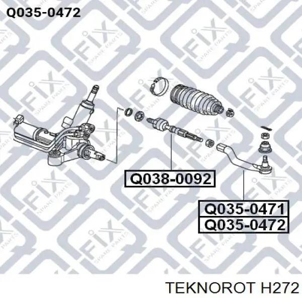 Rótula de barra de acoplamiento Teknorot H272 precio, desde 17,76 EUR