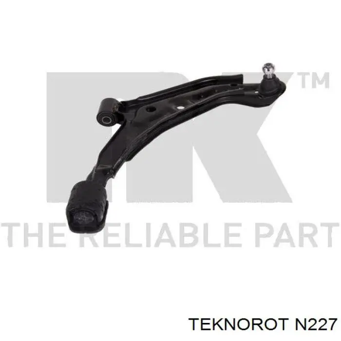 N-227 Teknorot barra oscilante, suspensión de ruedas delantera, inferior derecha