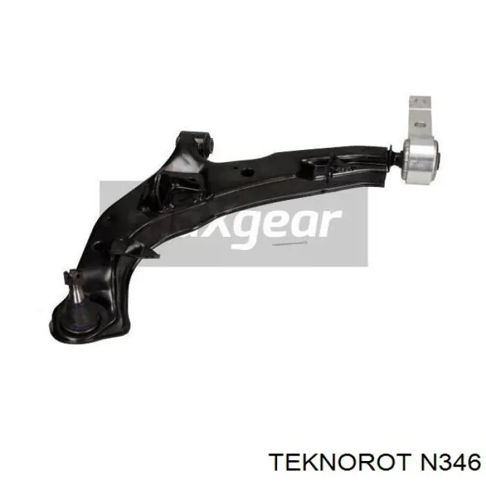 N346 Teknorot barra oscilante, suspensión de ruedas delantera, inferior derecha