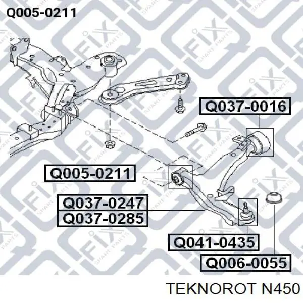 Rótula inferior de suspensión Teknorot N450 precio, desde 12,41 EUR