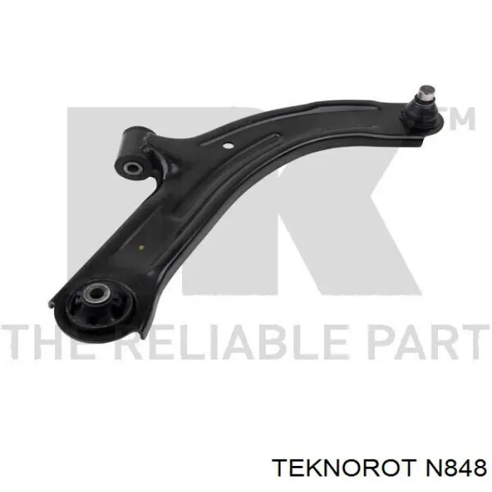 N-848 Teknorot barra oscilante, suspensión de ruedas delantera, inferior derecha