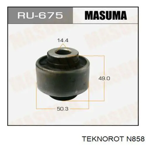 Brazo inferior derecho de la suspensión delantera Teknorot N858 precio, desde 50,41 EUR