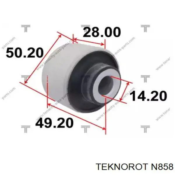 Comprar N858 Teknorot Brazo inferior derecho de la suspensión delantera