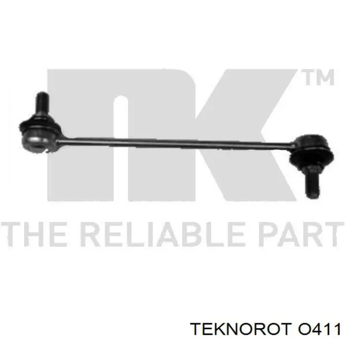 O-411 Teknorot soporte de barra estabilizadora delantera