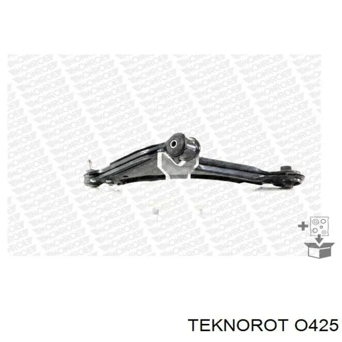 O425 Teknorot barra oscilante, suspensión de ruedas delantera, inferior derecha