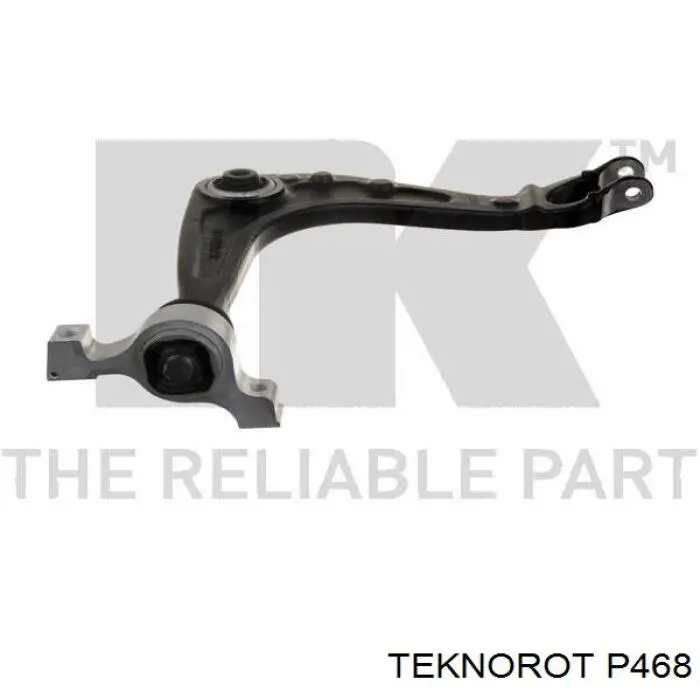 P468 Teknorot barra oscilante, suspensión de ruedas delantera, inferior derecha