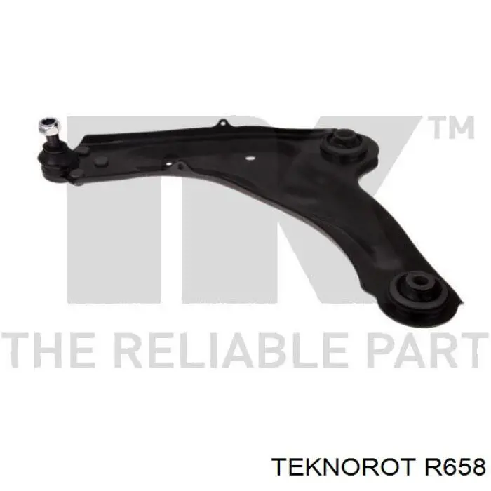 R658 Teknorot barra oscilante, suspensión de ruedas delantera, inferior izquierda