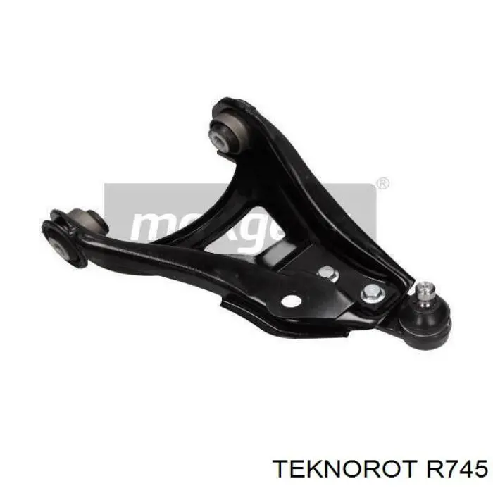 R745 Teknorot barra oscilante, suspensión de ruedas delantera, inferior derecha