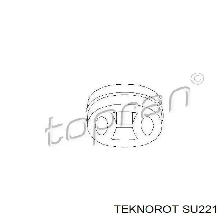 SU221 Teknorot rótula barra de acoplamiento exterior