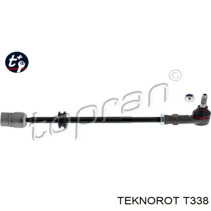 T-338 Teknorot barra oscilante, suspensión de ruedas delantera, inferior derecha