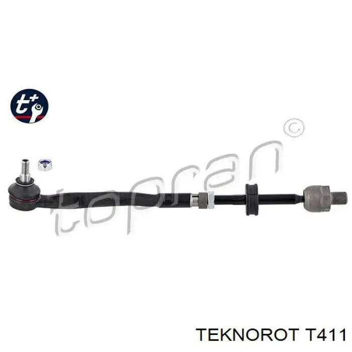 T411 Teknorot rótula barra de acoplamiento exterior