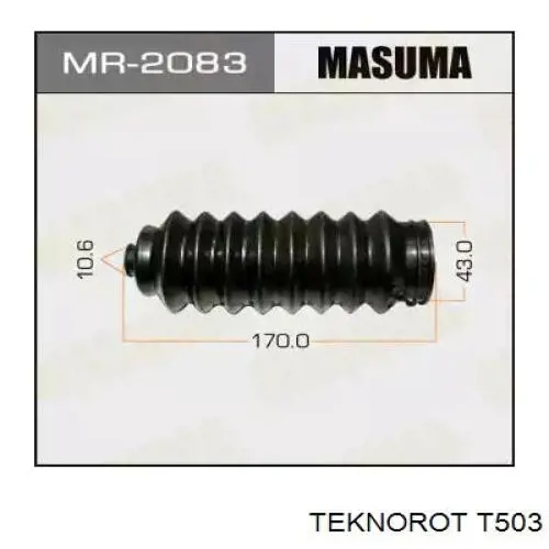 Barra de acoplamiento T503 Teknorot