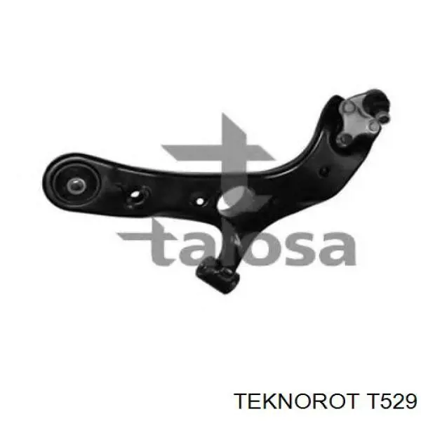 T-529 Teknorot barra oscilante, suspensión de ruedas delantera, inferior izquierda