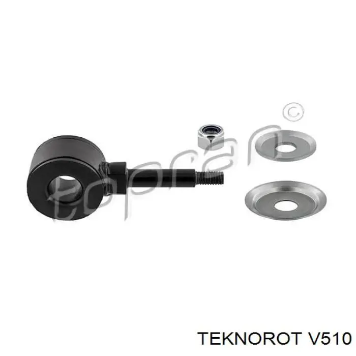 V510 Teknorot soporte de barra estabilizadora delantera
