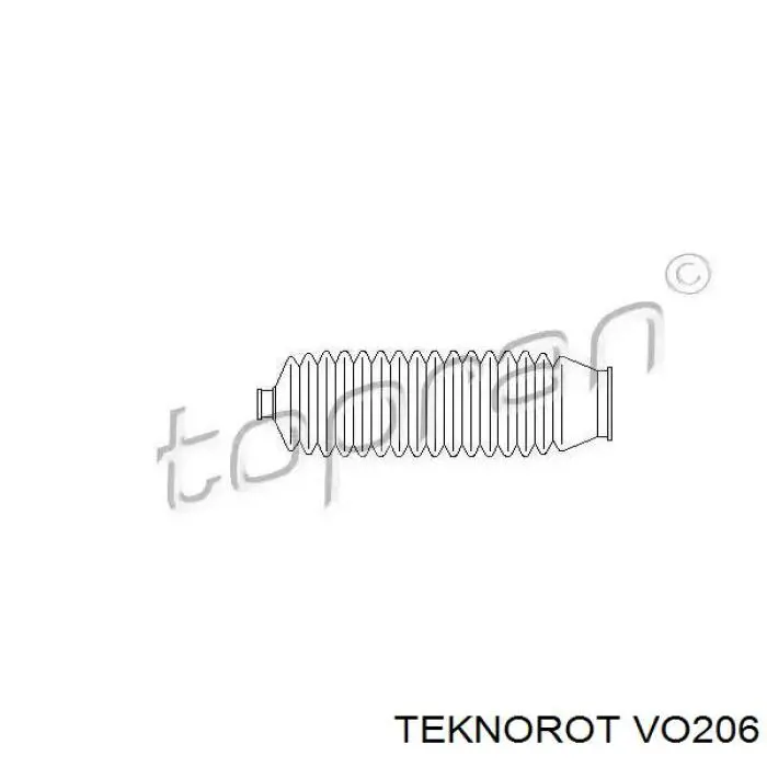 VO-206 Teknorot barra de acoplamiento