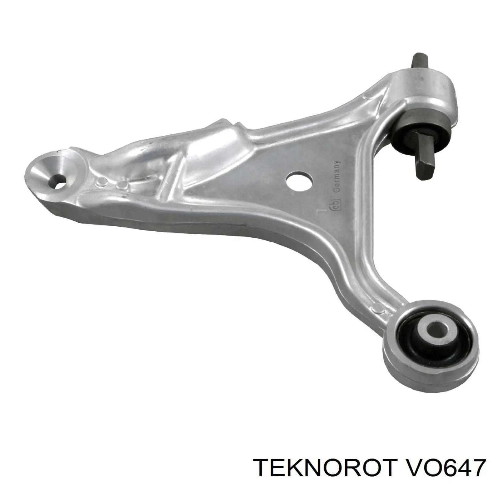 VO647 Teknorot barra oscilante, suspensión de ruedas delantera, inferior izquierda