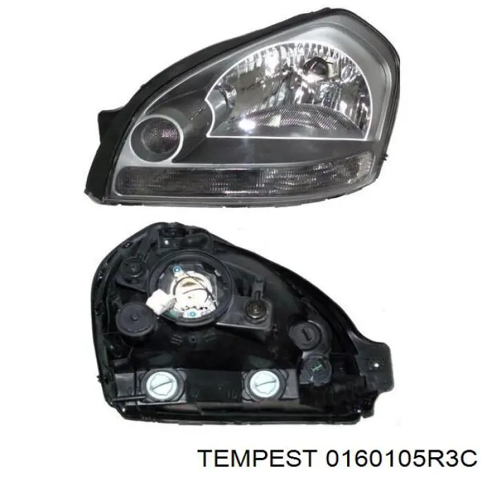 Faro izquierdo 0160105R3C Tempest