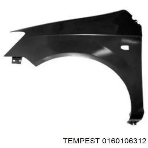 Aleta delantera derecha 0160106312 TEMPEST