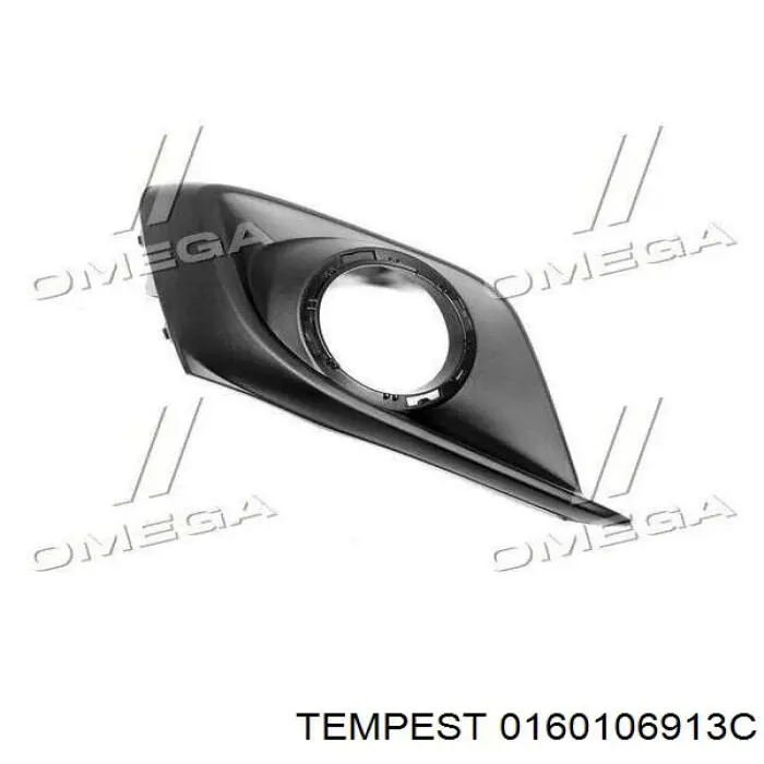 016 0106 913C Tempest embellecedor, faro antiniebla izquierdo