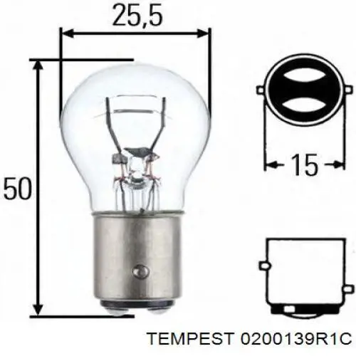 0200139R1C Tempest faro izquierdo