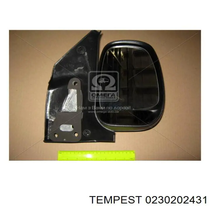 023 0202 431 Tempest cristal de espejo retrovisor exterior izquierdo