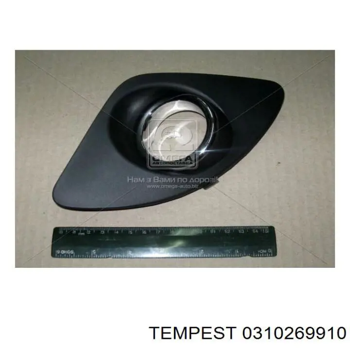 0310269910 Tempest rejilla de ventilación, parachoques delantero, parte interior