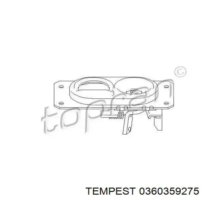 Cerradura de capó 0360359275 Tempest