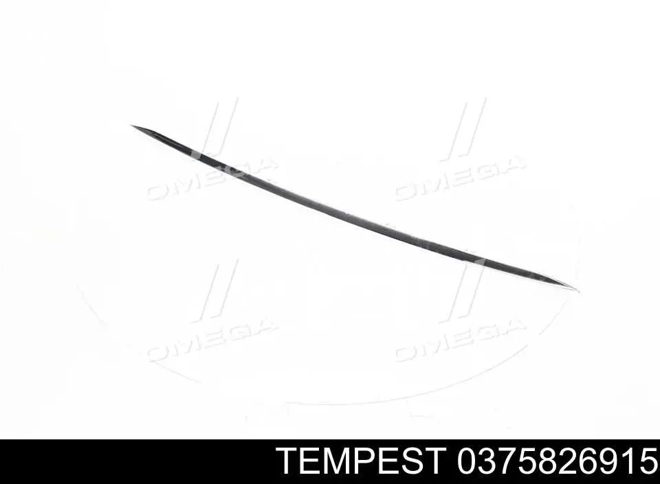 Moldura de parachoques delantero 27X1275 Polcar