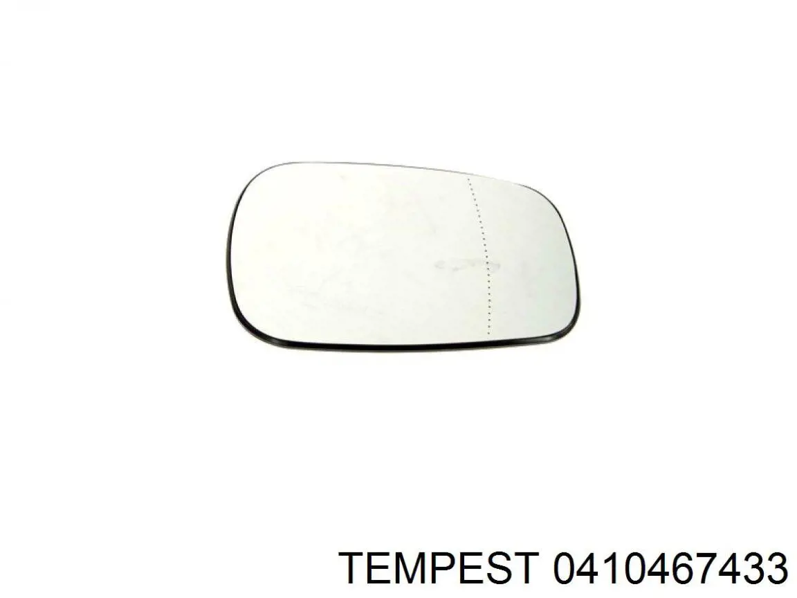 041 0467 433 Tempest cristal de espejo retrovisor exterior izquierdo