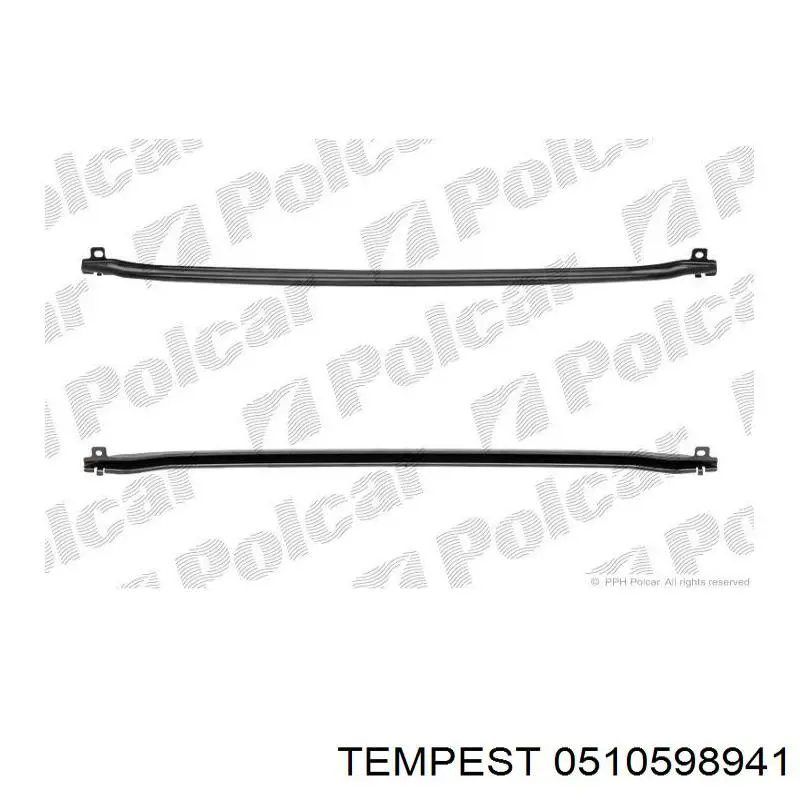 0510598941 Tempest Refuerzo parachoque delantero