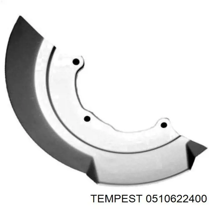 Espejo de retrovisor derecho 0510622400 Tempest
