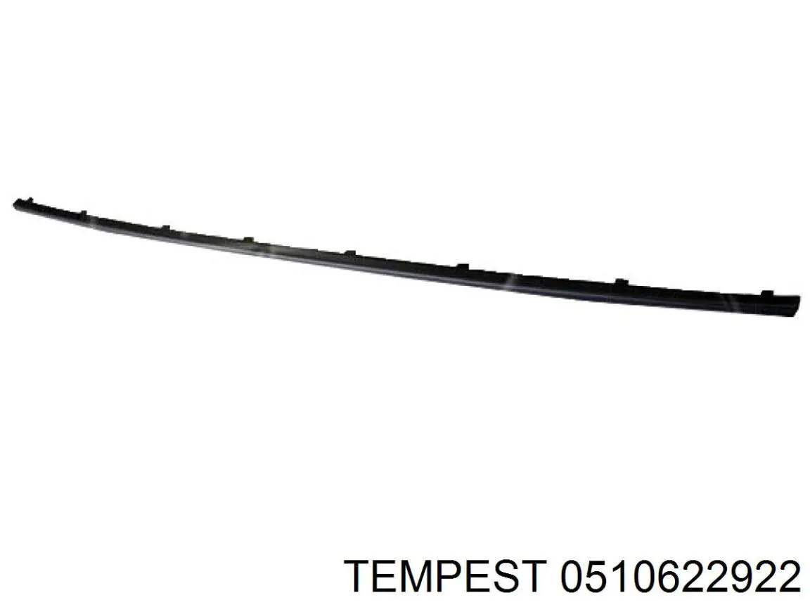 051 0622 922 Tempest rejilla de ventilación, parachoques trasero, central