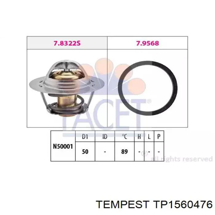 TP1560476 Tempest radiador