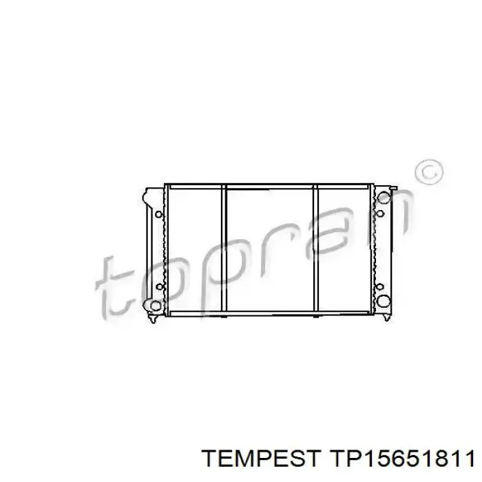 TP15651811 Tempest Refrigeración del motor