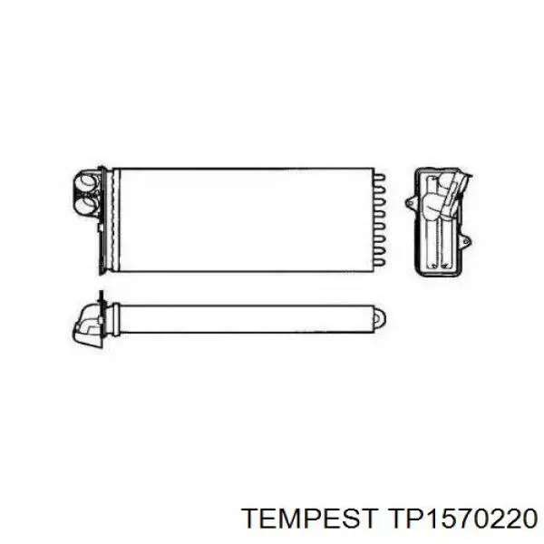 TP1570220 Tempest radiador de calefacción