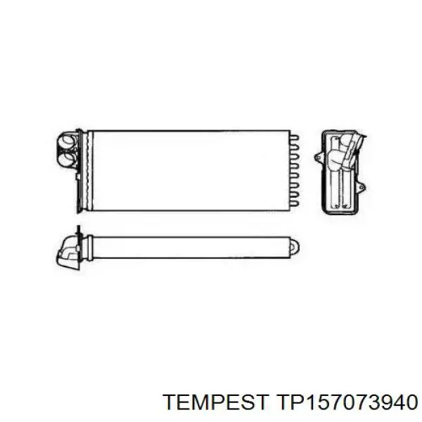 Radiador de calefacción Tempest TP157073940 precio, desde 20,15 EUR