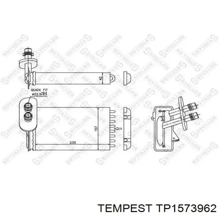 Calefactor Tempest TP1573962