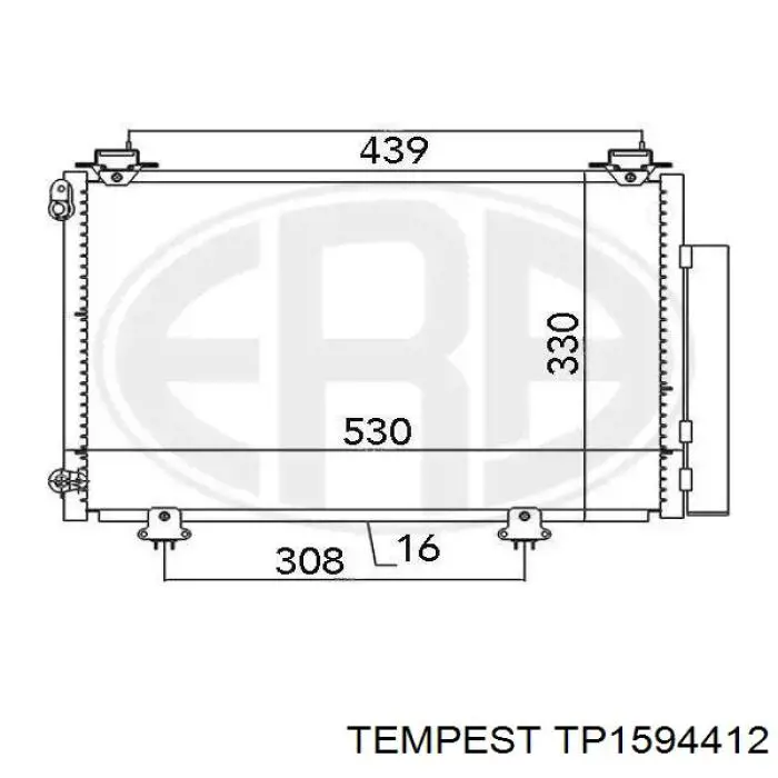 TP1594412 Tempest condensador aire acondicionado