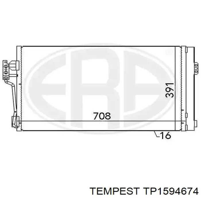 TP1594674 Tempest condensador aire acondicionado