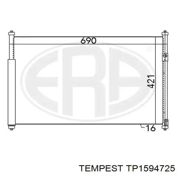 Aire acondicionado capacitor Tempest TP1594725 precio, desde 31,94 EUR