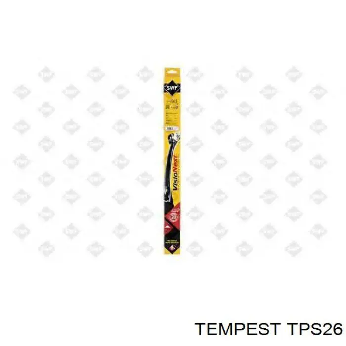 TPS-26 Tempest limpiaparabrisas de luna delantera conductor