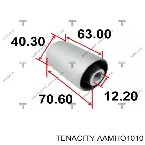 Silentblock del brazo de suspensión AAMHO1010 Tenacity