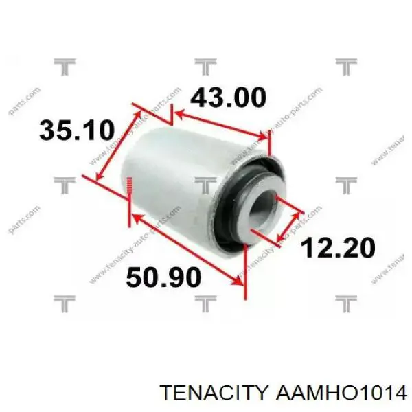 AAMHO1014 Tenacity silentblock de suspensión delantero inferior