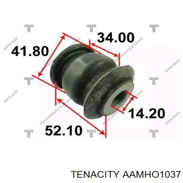 Silentblock de brazo de suspensión Tenacity AAMHO1037 precio, desde 8,51 EUR