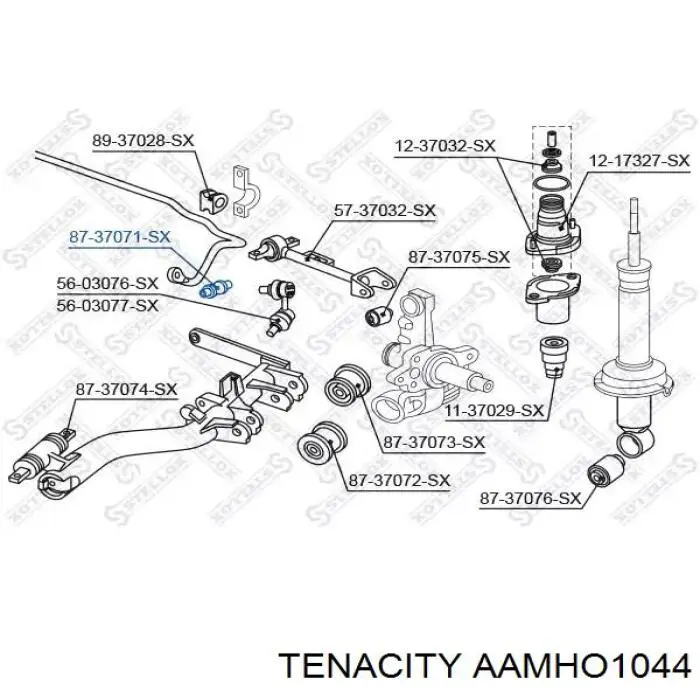 Comprar AAMHO1044 Tenacity Buje del brazo inferior trasero