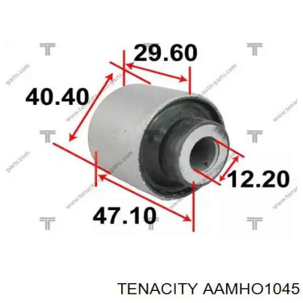 Silentblock del brazo superior de suspensión trasera Tenacity AAMHO1045 precio, desde 6,82 EUR